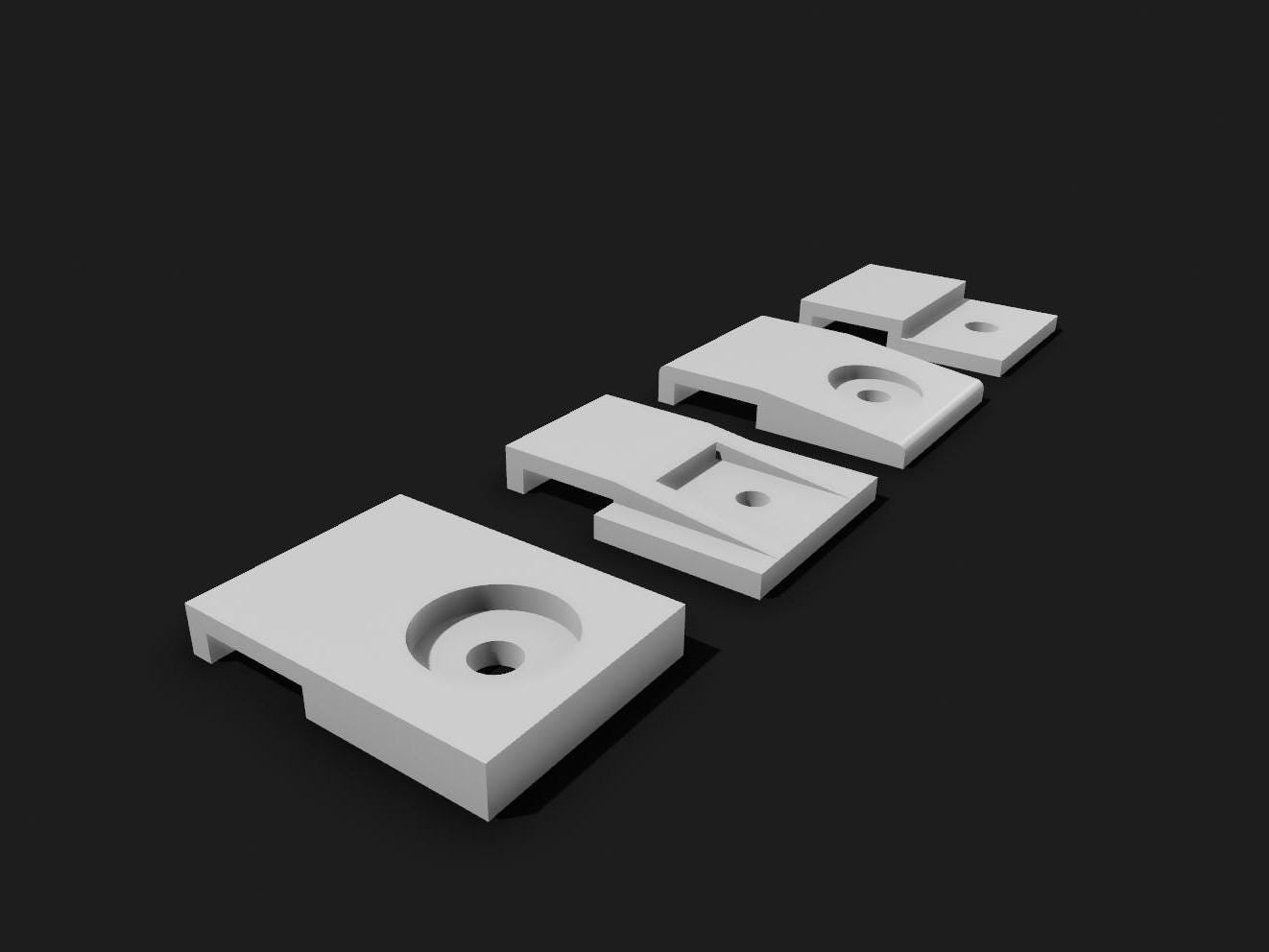 Govee or Eufy Wire Clips x50 Pack - Multiple Design & Color Options