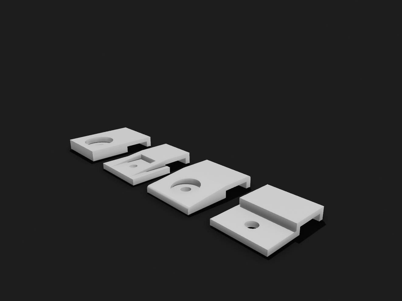 Govee or Eufy Wire Clips x50 Pack - Multiple Design & Color Options