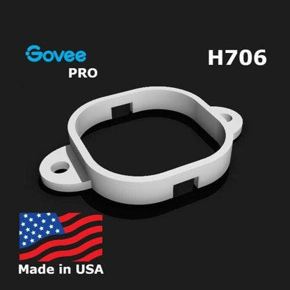 Govee Pro Outdoor Light Mounts H706: Minimalist Govee Brackets Black / White