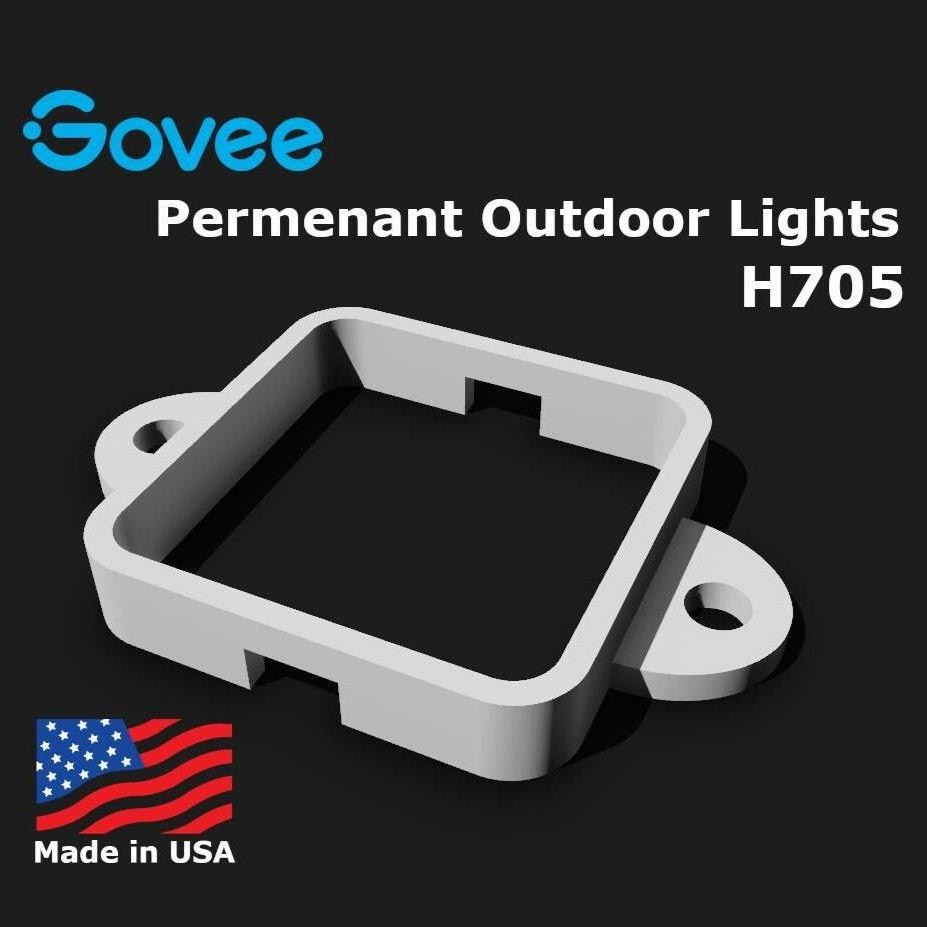 Govee Non-Pro Standard Outdoor Light Mounts H705: Modern Design Brackets