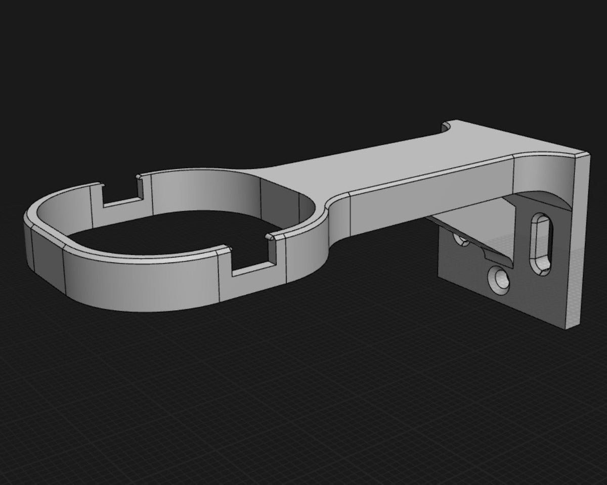 Side Mount Govee Pro Bracket CAD render